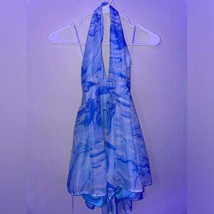 Cute Marble Blue Romper